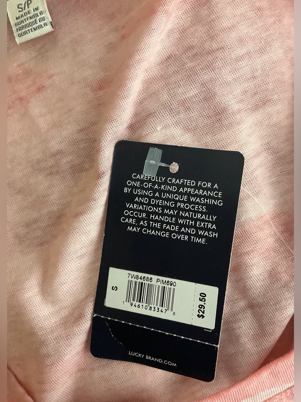 Lucky Brand Women's Pink Camo Camouflage Lightweight Sleeveless Tank Top S NWT - Picture 9 of 12